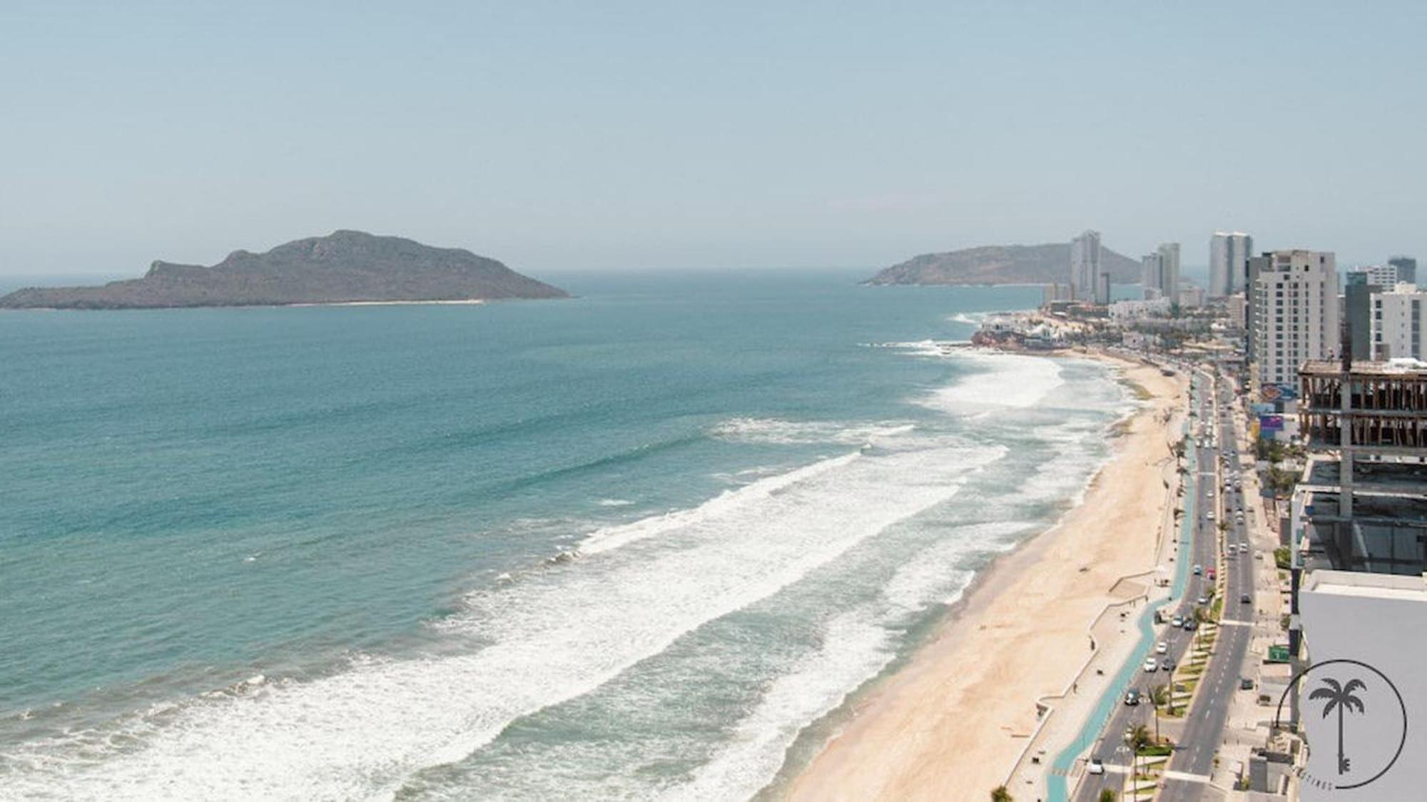 Terraza Con Vista Al Mar, Bbq Y Piscina Apartment Mazatlan Bagian luar foto