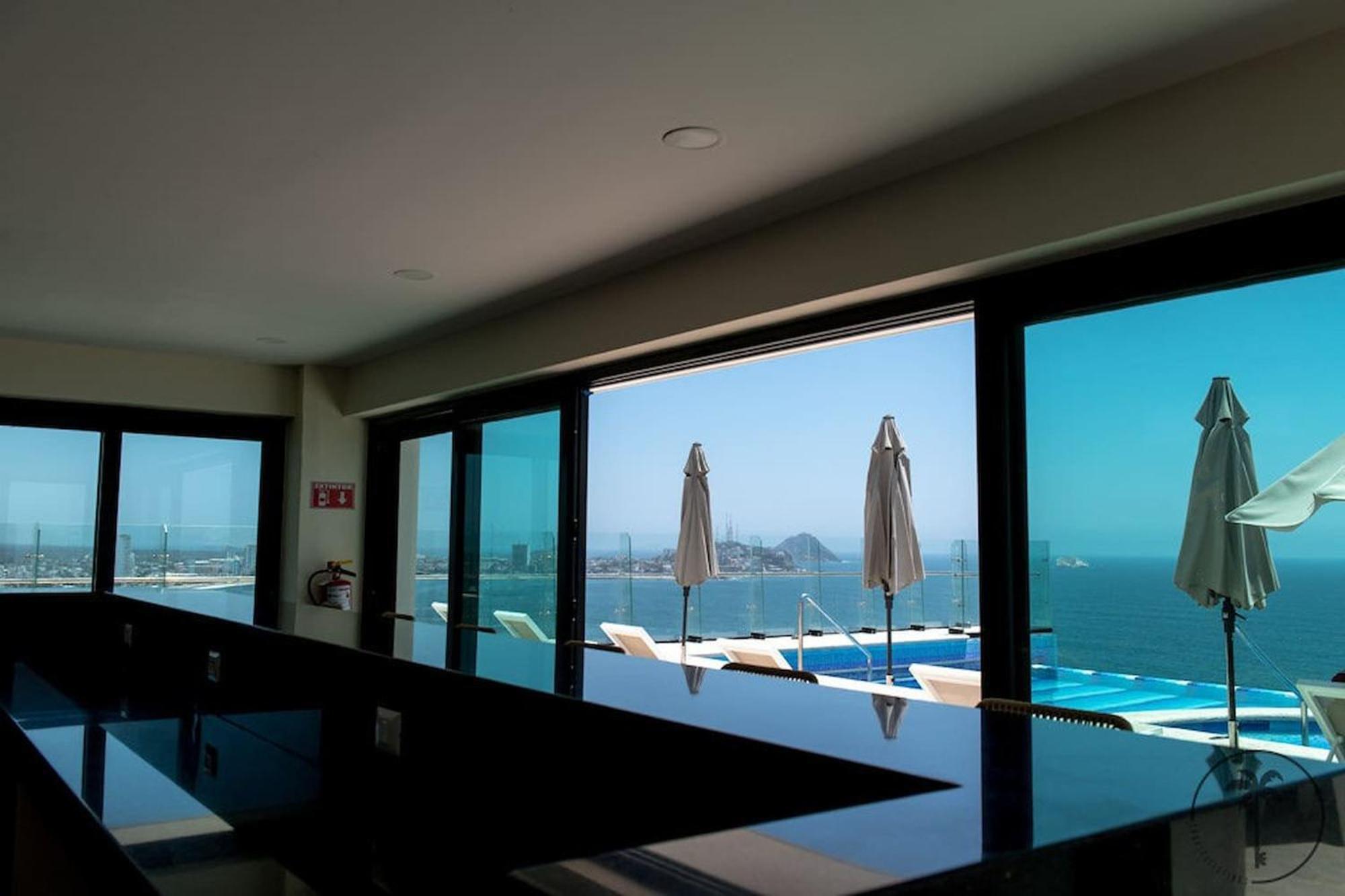Terraza Con Vista Al Mar, Bbq Y Piscina Apartment Mazatlan Bagian luar foto