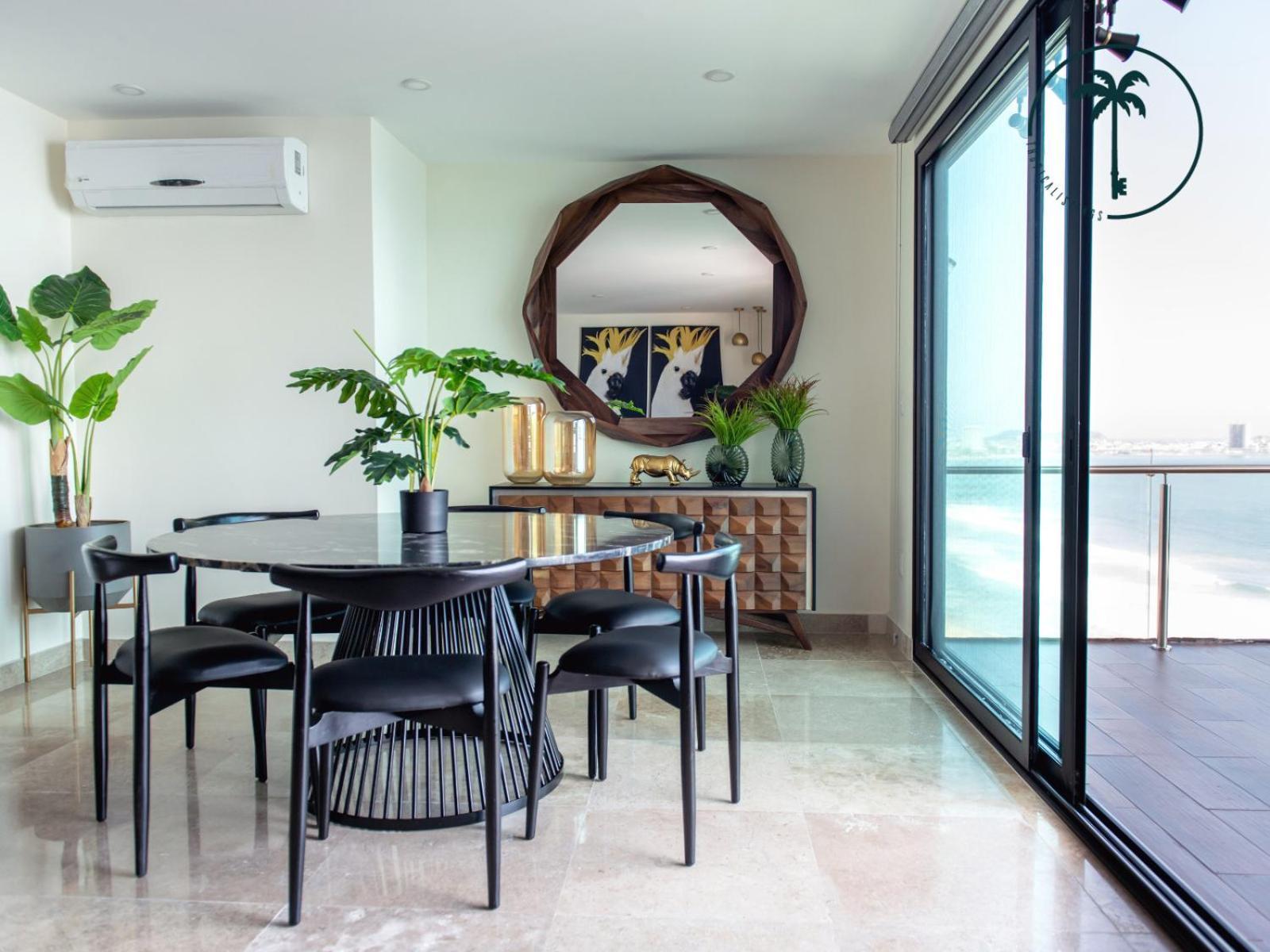 Terraza Con Vista Al Mar, Bbq Y Piscina Apartment Mazatlan Bagian luar foto